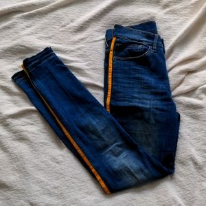 Express High Rise Blue Jeans